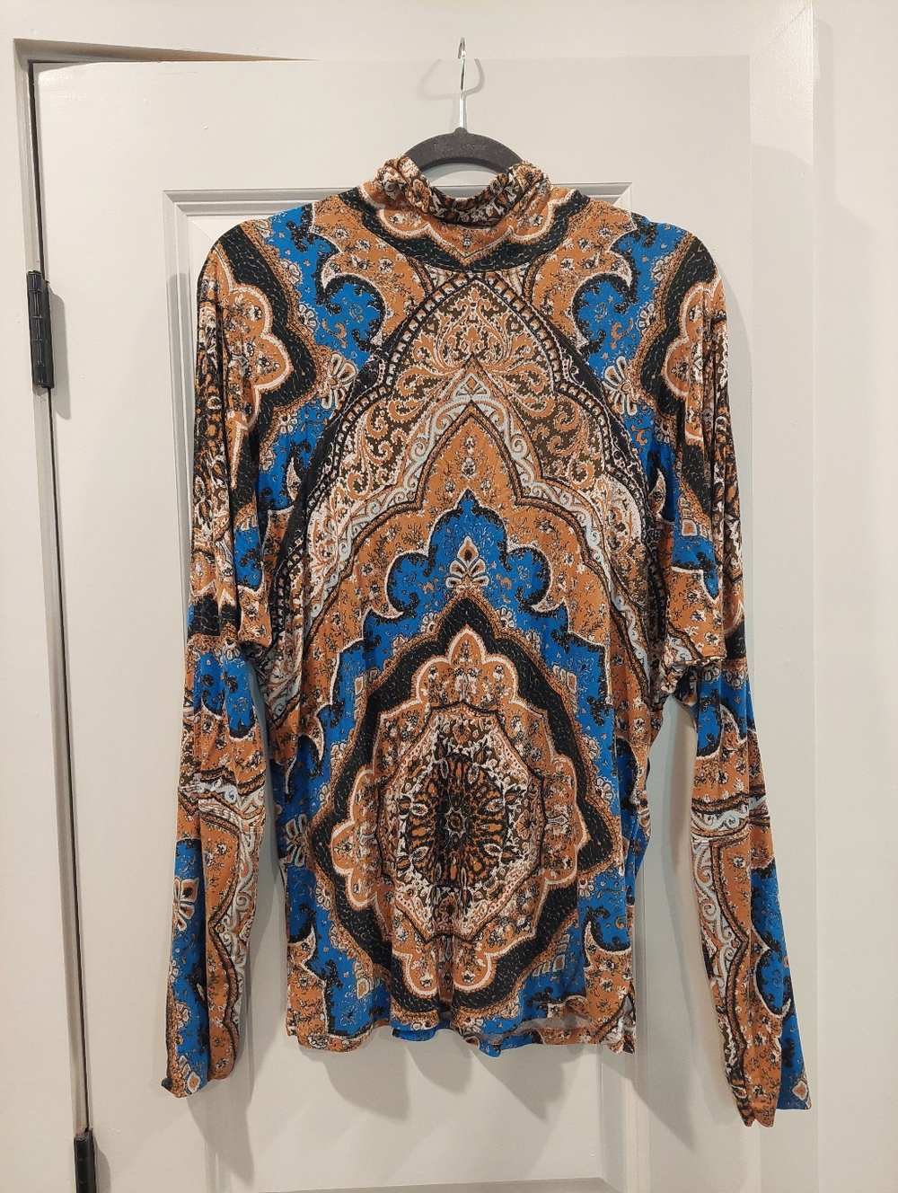 Chase Me Dolman Mockneck Top